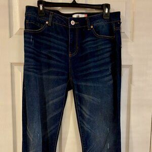 cabi Malibu Boyfriend Jeans | Size 6 | 100% Cotton | Dark Wash